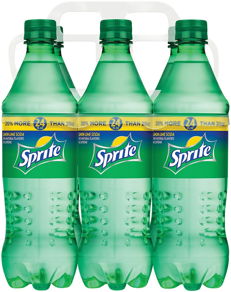 slide 1 of 1, Sprite Lemon-Lime Soda - 6 ct; 24 fl oz, 6 ct; 24 fl oz