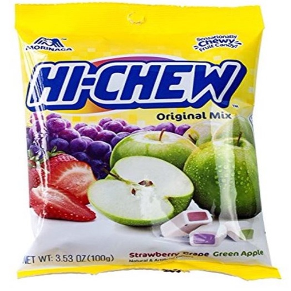 slide 1 of 1, Morinaga Hi-Chew Mix Grape/Gr Apple/Strawberry, 3.53 oz