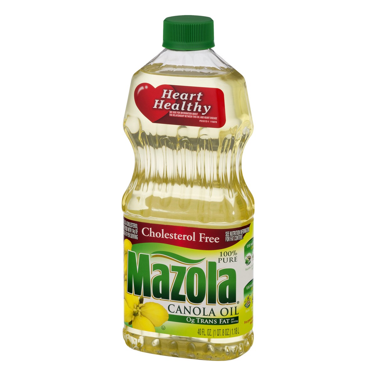 slide 3 of 9, Mazola Canola Oil 40 fl. oz. Plastic Bottle, 40 fl oz