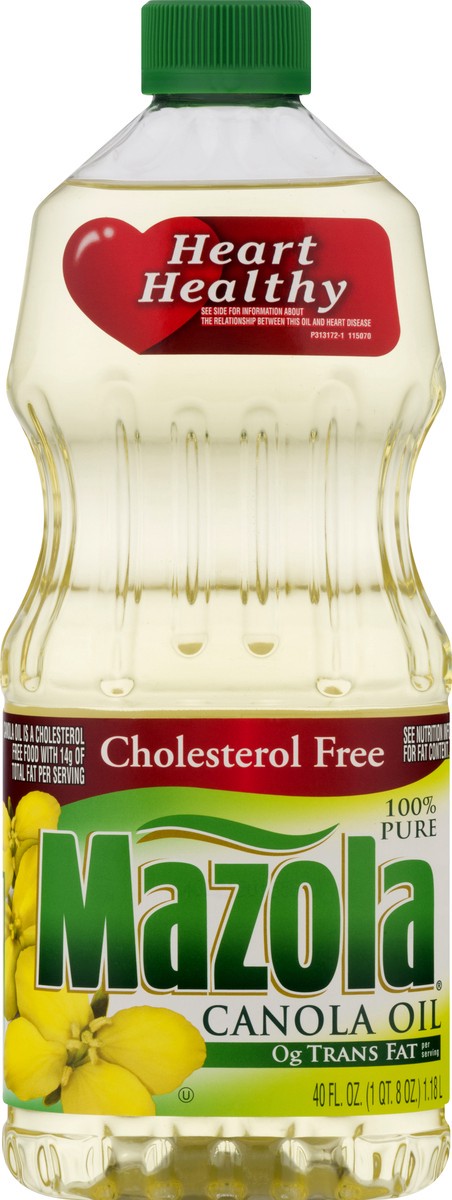 slide 8 of 9, Mazola Canola Oil 40 fl. oz. Plastic Bottle, 40 fl oz