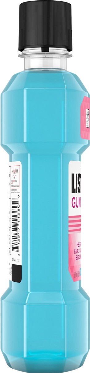 slide 7 of 7, Listerine Gum Therapy Antiplaque & Anti-Gingivitis Mouthwash, Antiseptic Oral Rinse to Help Reverse Signs of Early Gingivitis like Bleeding Gums, ADA Accepted, Glacier Mint, 500 mL, 500 ml