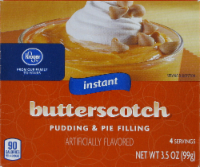 slide 1 of 1, Kroger Instant Pudding & Pie Filling - Butterscotch, 3.5 oz