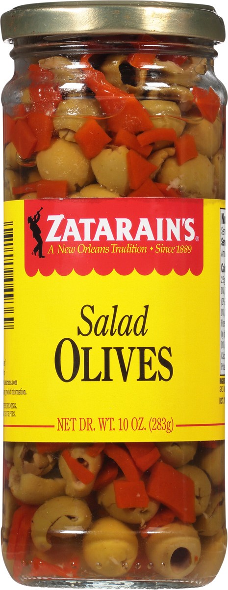 slide 8 of 13, Zatarain's Salad Olives, 10 oz, 10 oz