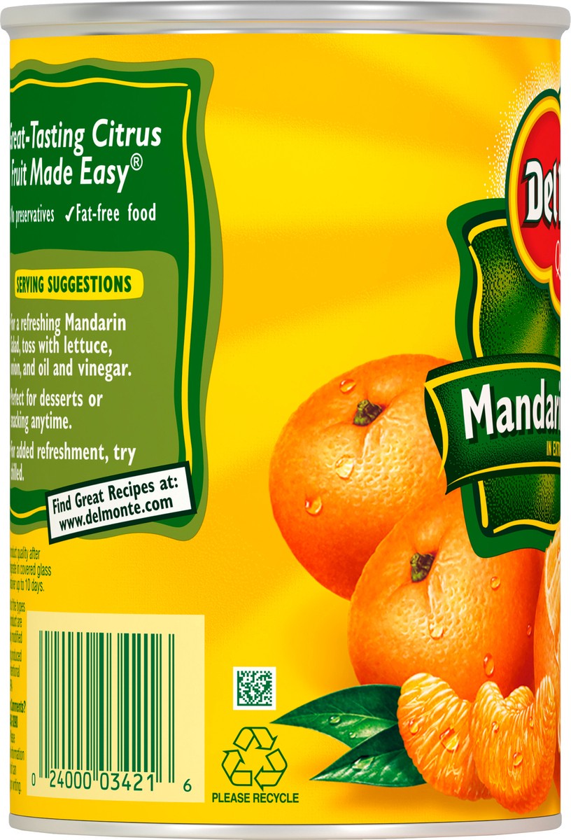 slide 12 of 12, Del Monte Mandarin Oranges in Light Syrup 15 oz. Can, 15 oz