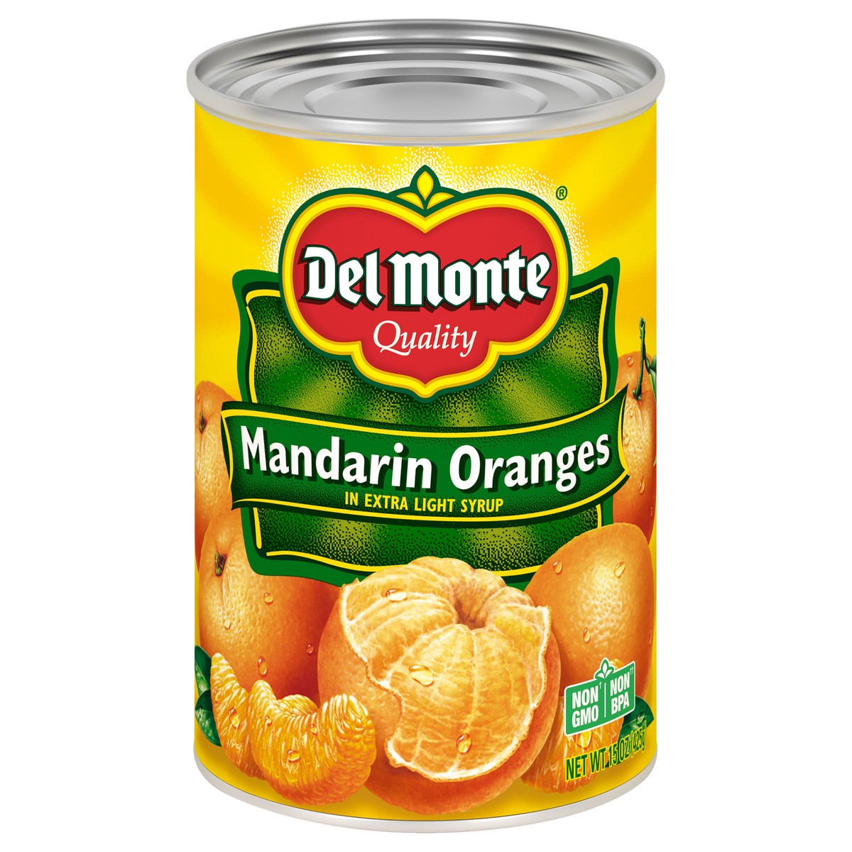 slide 11 of 12, Del Monte Mandarin Oranges in Light Syrup 15 oz. Can, 15 oz