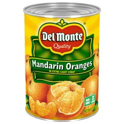 Del Monte Mandarin Oranges in Extra Light Syrup, 15 oz Can