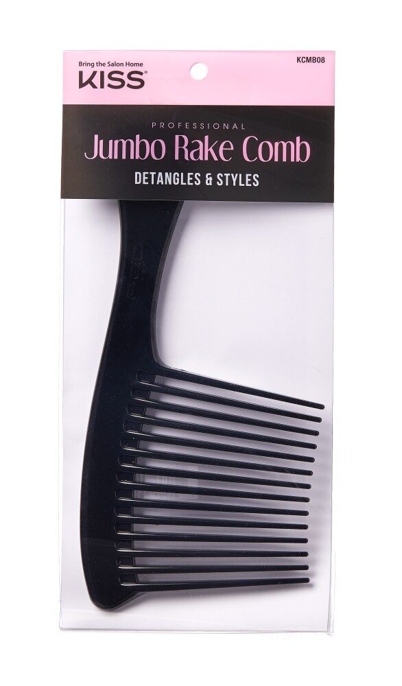 slide 1 of 1, Kiss Jumbo Rake Comb, 1 ct