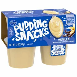 Kroger Vanilla Pudding Snacks