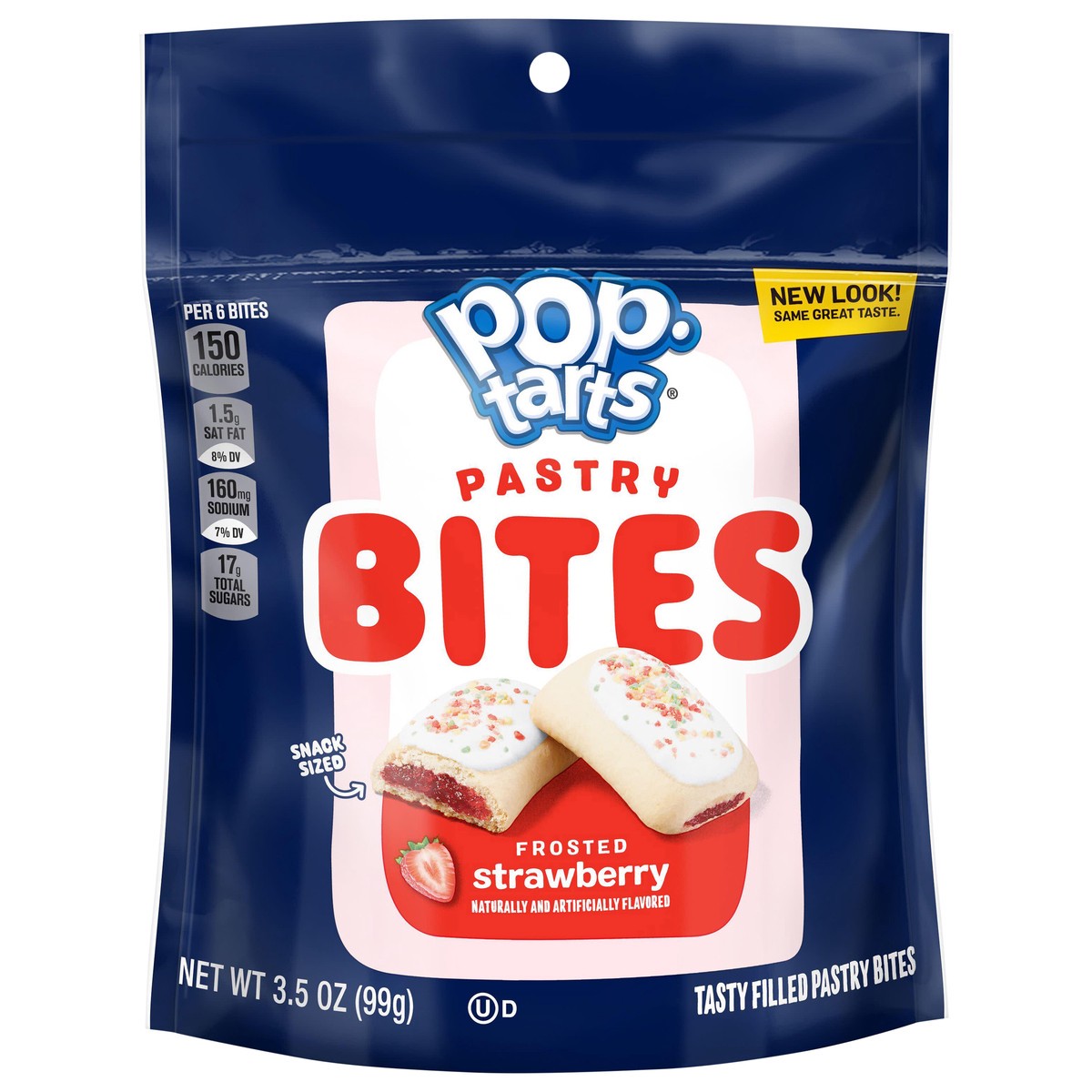 slide 1 of 5, Pop-Tarts Frosted Chocolatey Fudge Baked Pastry Bites, 3.5 oz
