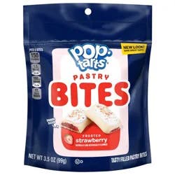 Pop-Tarts Baked Pastry Bites, Kids Snacks, School Lunch, Frosted Chocolatey Fudge, 3.5oz Pouch, 1 Pouch