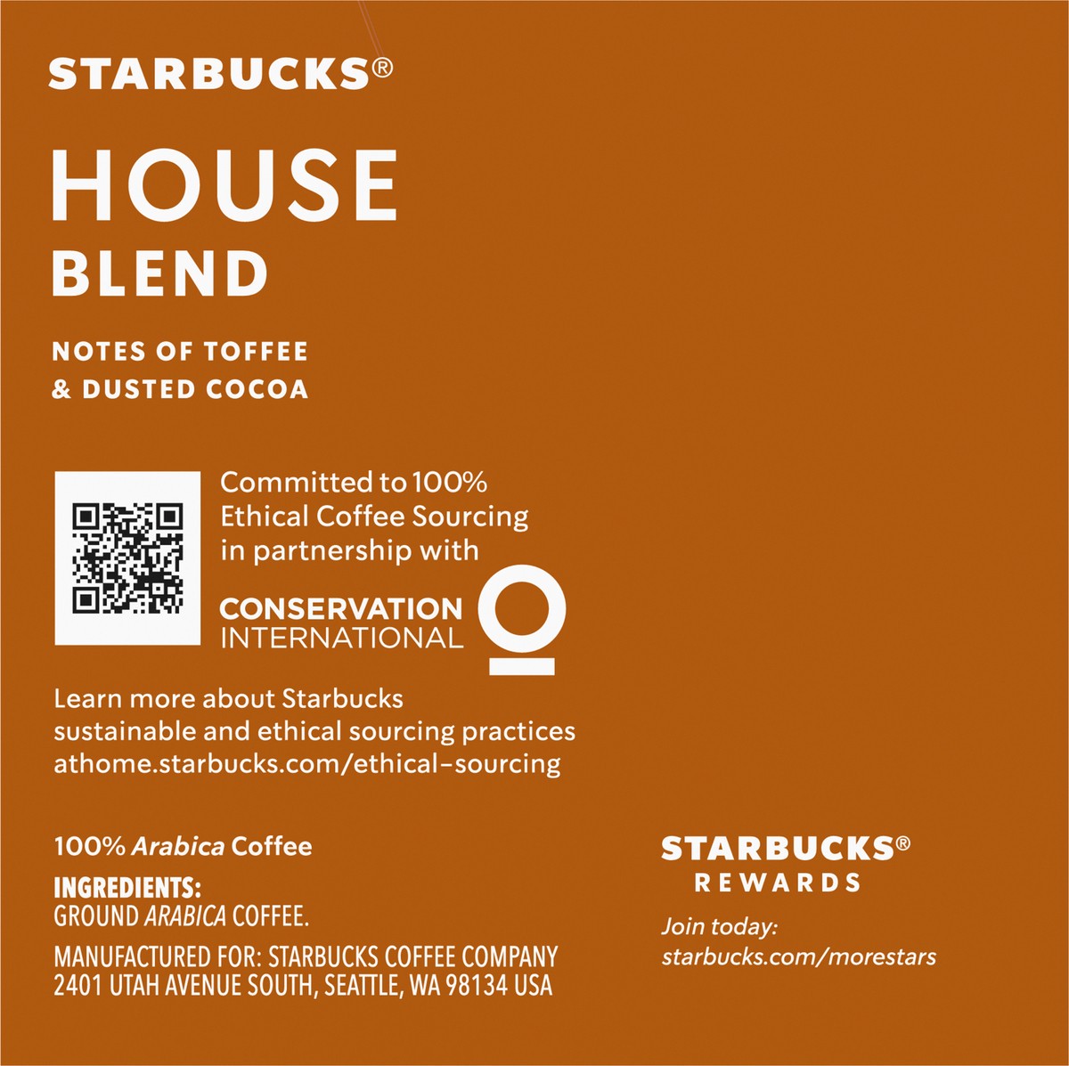 slide 8 of 9, Starbucks K-Cup Coffee Pods Medium Roast Coffee House Blend, 10 ct