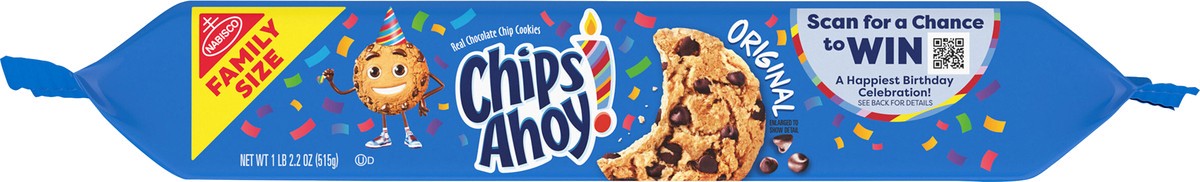 slide 2 of 9, CHIPS AHOY! Original Chocolate Chip Cookies, Family Size, 18.2 oz, 18.2 oz