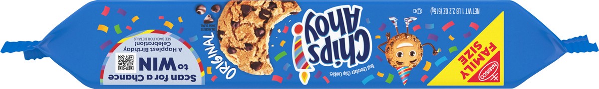 slide 6 of 9, CHIPS AHOY! Original Chocolate Chip Cookies, Family Size, 18.2 oz, 18.2 oz