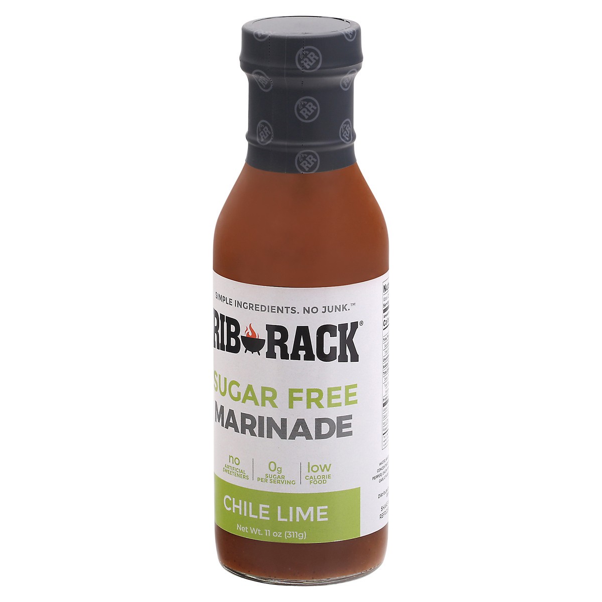 slide 9 of 9, Rib Rack Sugar Free Chili Lime Marinade - 11 oz, 11 oz