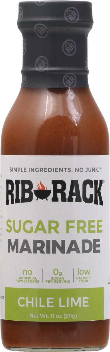 slide 7 of 9, Rib Rack Sugar Free Chili Lime Marinade - 11 oz, 11 oz