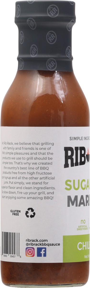 slide 3 of 9, Rib Rack Sugar Free Chili Lime Marinade - 11 oz, 11 oz