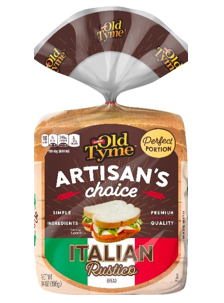 slide 1 of 1, Old Tyme Italian Rustico Bread 14 oz, 14 oz