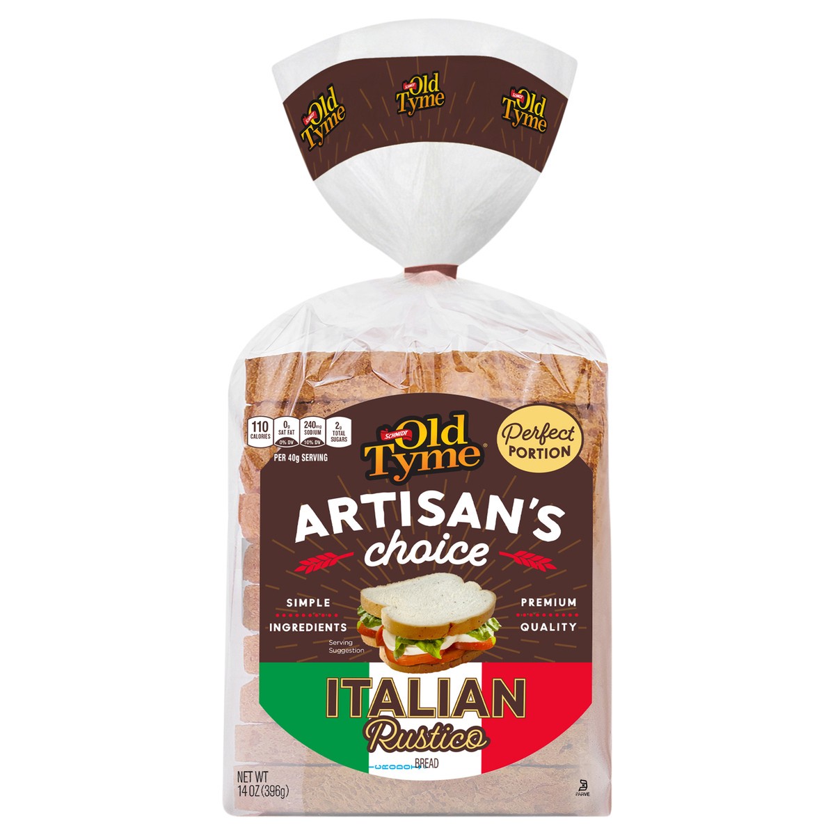 slide 1 of 11, Schmidt's's Artisan's Choice Italian Rustico Bread, Half Loaf (14 oz), 14 oz