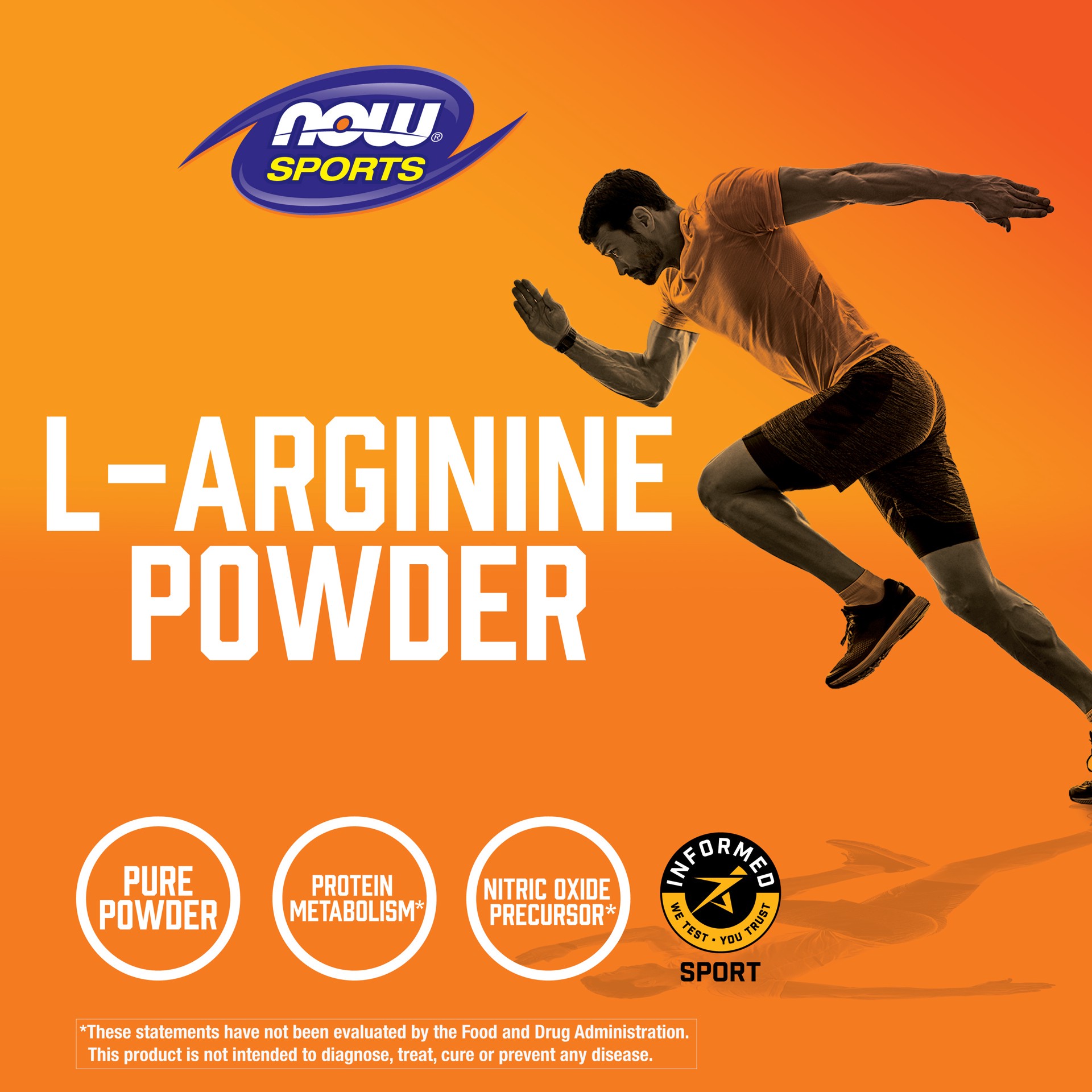 slide 2 of 5, NOW L-Arginine Powder - 1 lb., 1 ct