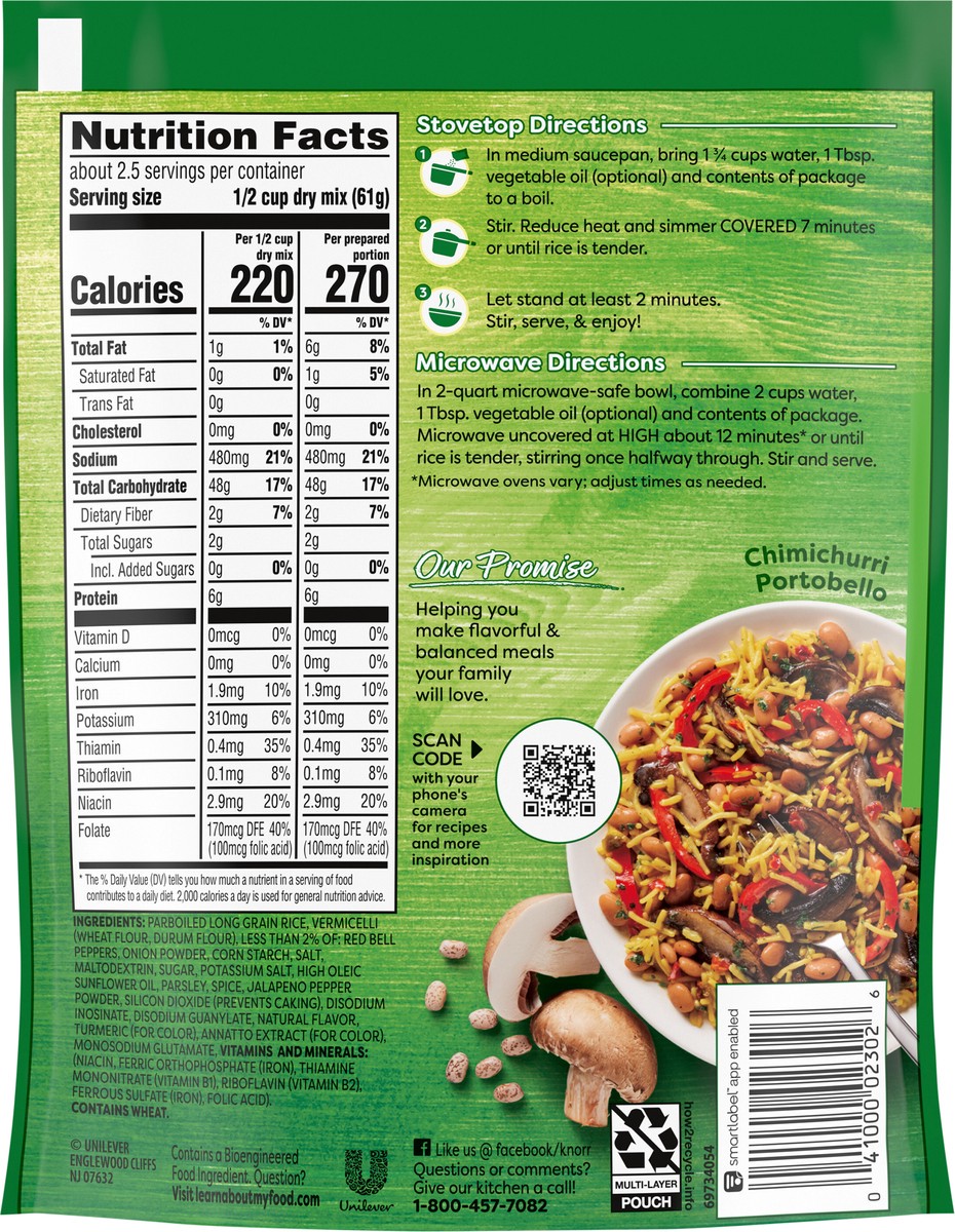 slide 2 of 3, Knorr Rice Sides Mexican Rice, 5.4 oz, 5.4 oz