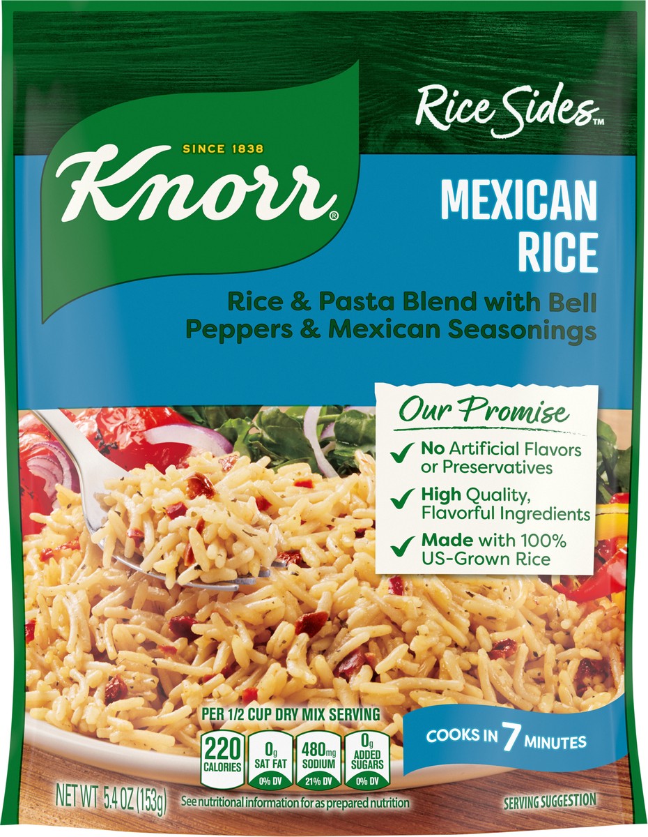 slide 3 of 3, Knorr Rice Sides Mexican Rice, 5.4 oz, 5.4 oz