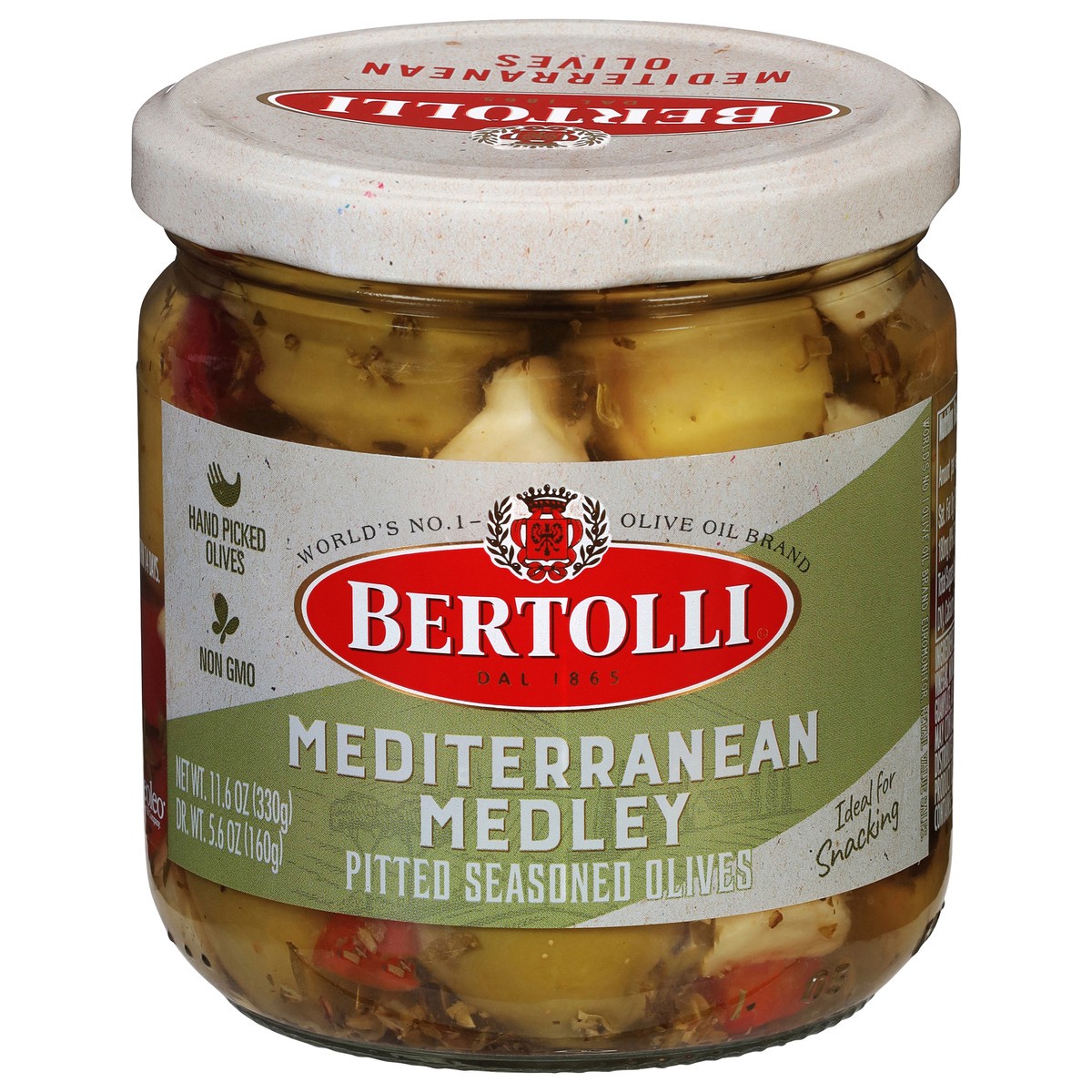 slide 1 of 13, Bertolli Mediterranean Medley Olives - 5.6 oz, 5.6 oz