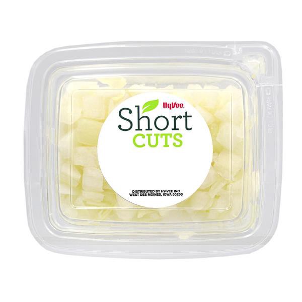 slide 1 of 1, Shortcuts Diced White Onions, 6 oz