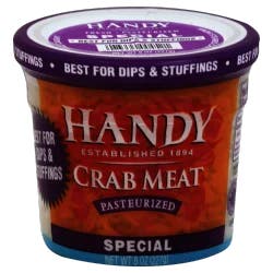 Handy Crab Meat, Pasteurized, Special