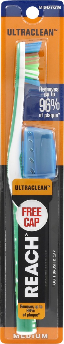 slide 5 of 6, Reach Ultra Clean Toothbrush - Medium, 1 ct