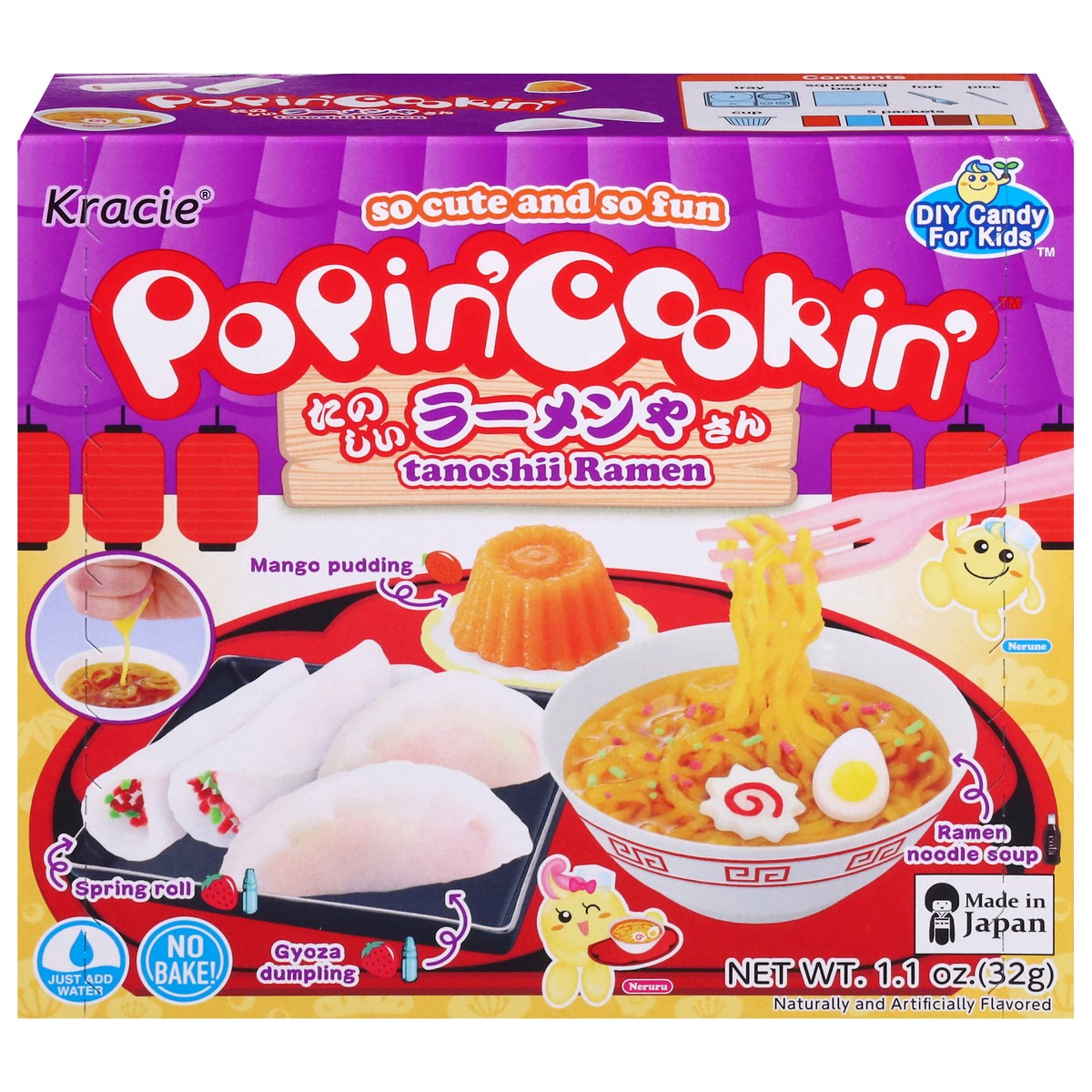 slide 1 of 9, Kracie Popincookin Tanoshii Ramen 1.1 oz, 1.1 oz