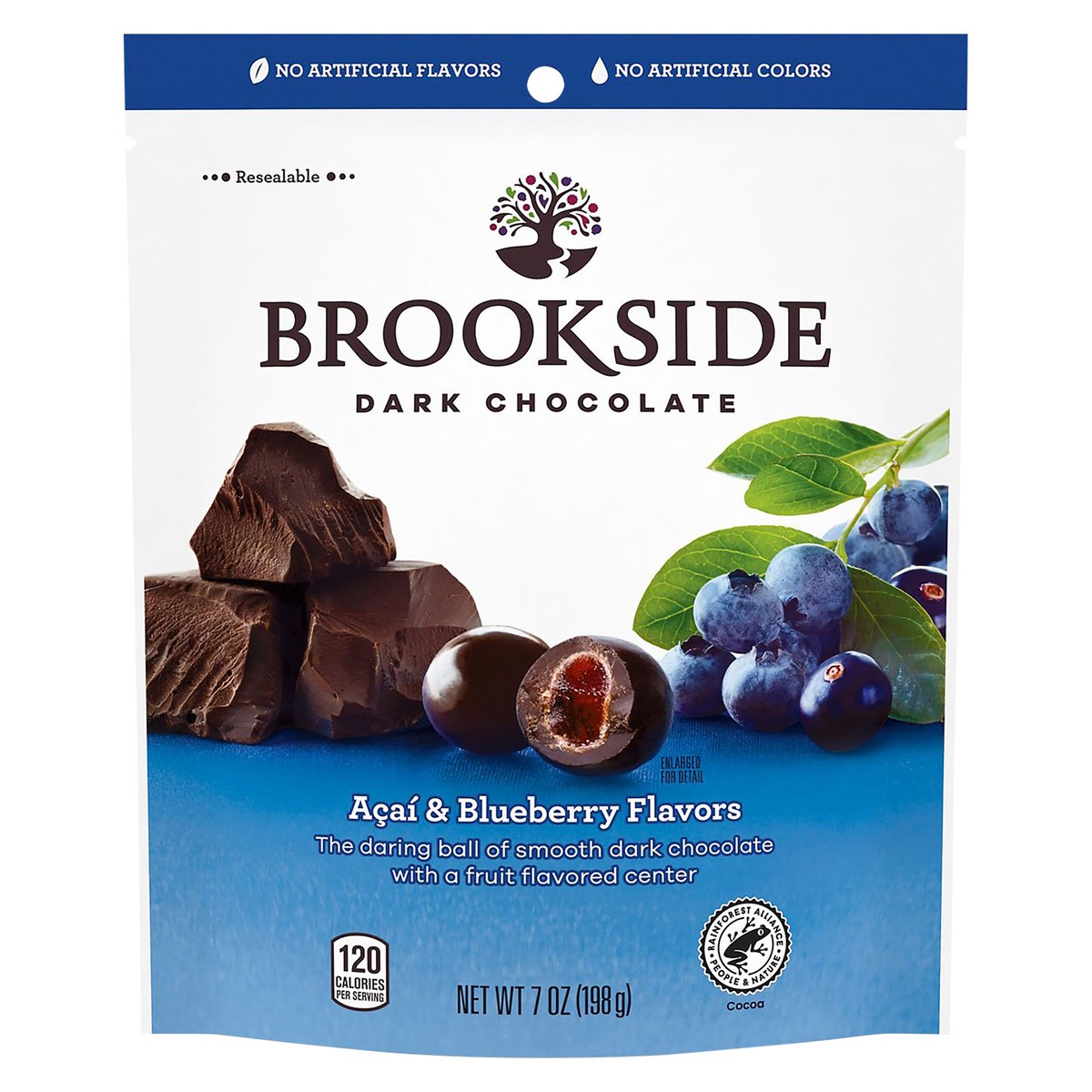 slide 1 of 121, Brookside Acai Blueberry Candy, 7 oz