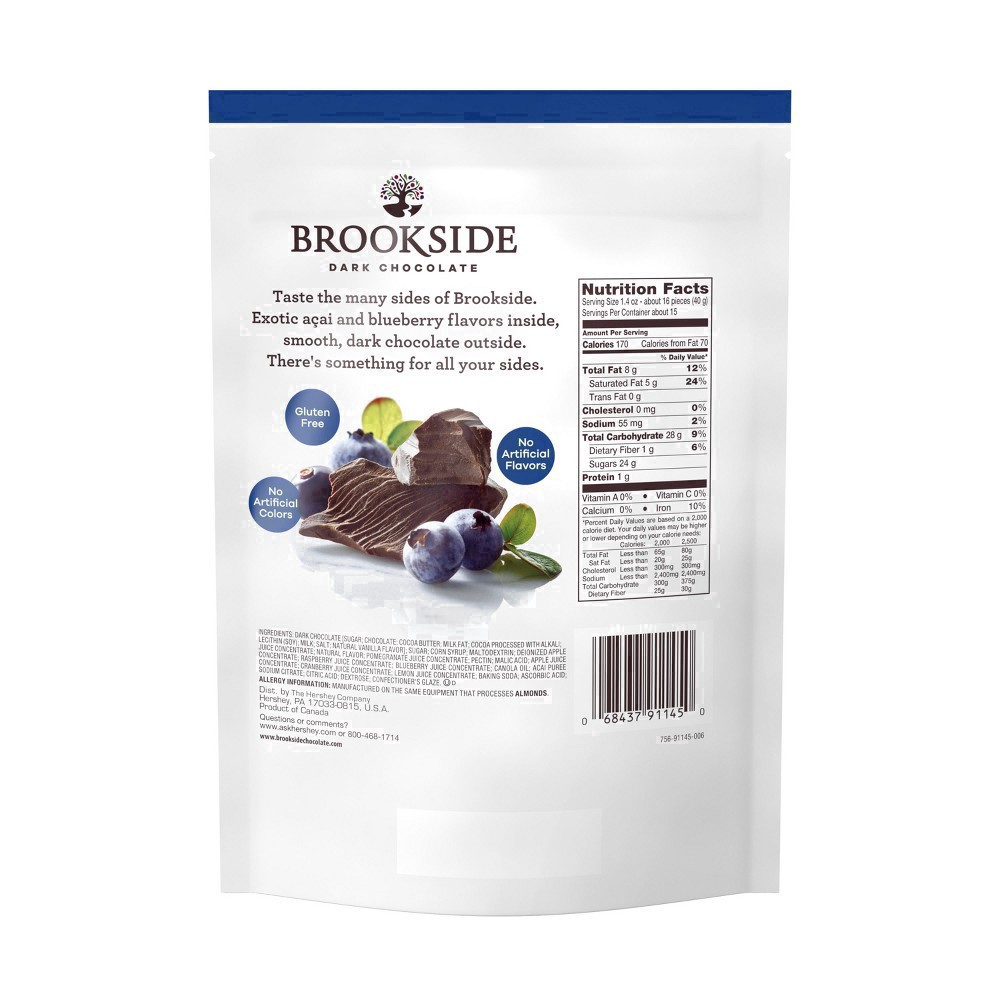 slide 107 of 121, Brookside Acai Blueberry Candy, 7 oz