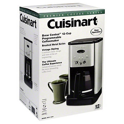 slide 1 of 2, Cuisinart Premier Coffee Series Brew Central 12-Cup Programmable Coffeemaker, 12 cup