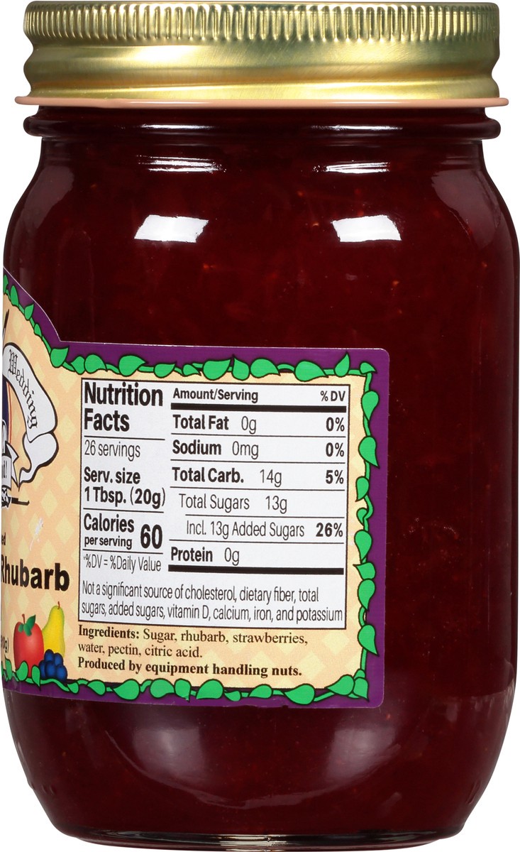slide 4 of 9, Amish Wedding Old Fash Strawbry Rhubarb, 18 oz