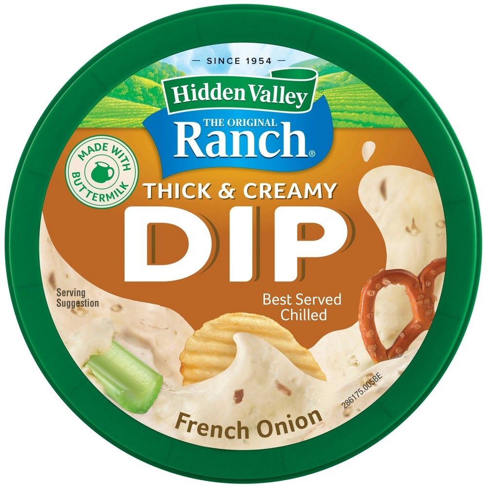 slide 3 of 7, Hidden Valley Ranch French Onion Dip, 10 oz