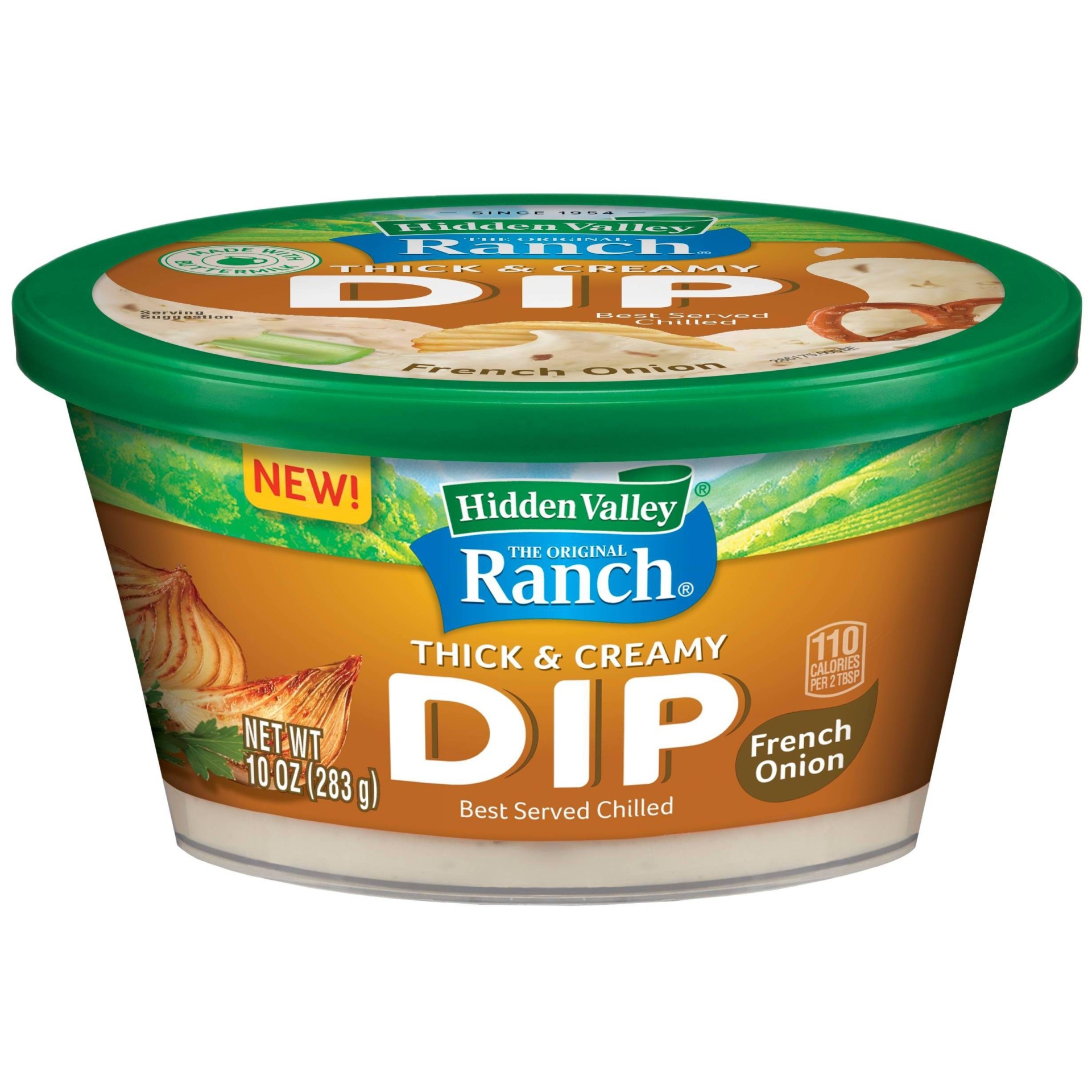 slide 1 of 7, Hidden Valley Ranch French Onion Dip, 10 oz