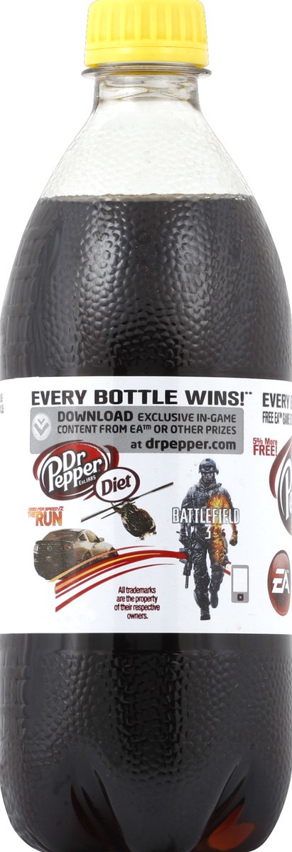 slide 2 of 5, Dr Pepper Soda - 21 oz, 1 oz