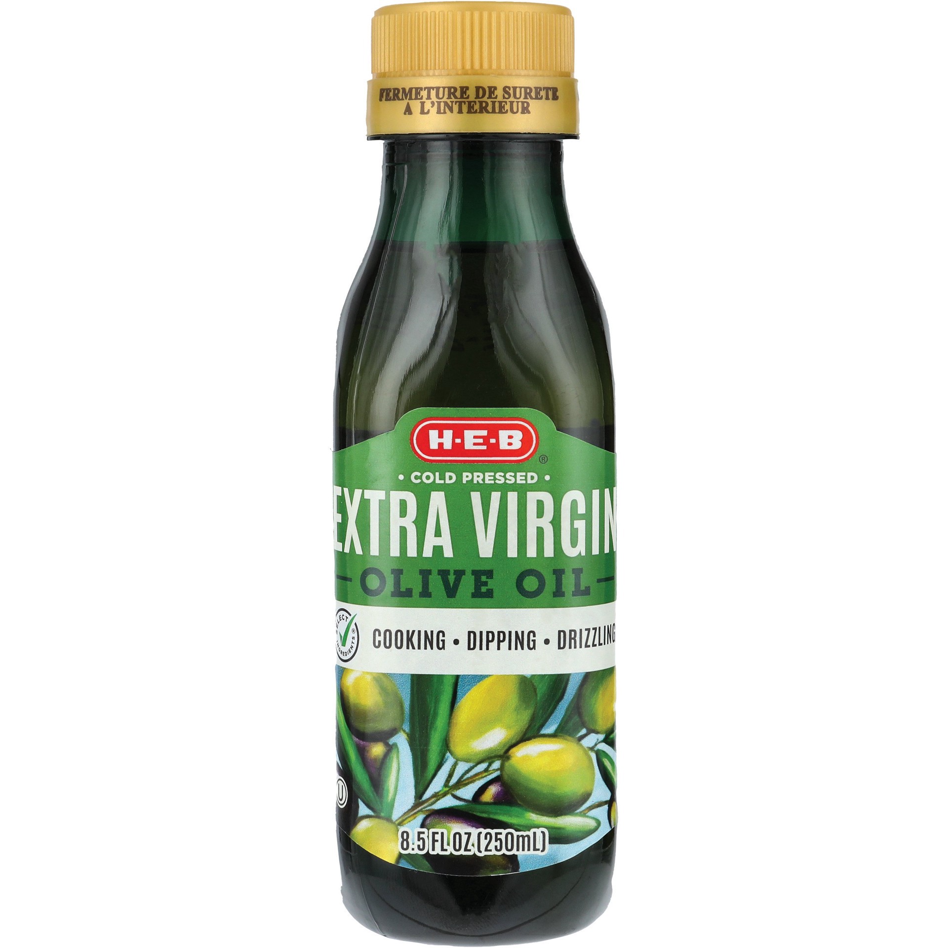 slide 1 of 1, H-E-B Extra Virgin Olive Oil, 8.5 oz