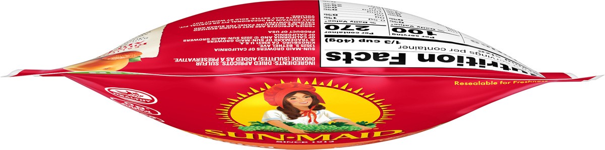 slide 7 of 11, "sunmaid Ca Sun Drd Apricots", 4 inoz in