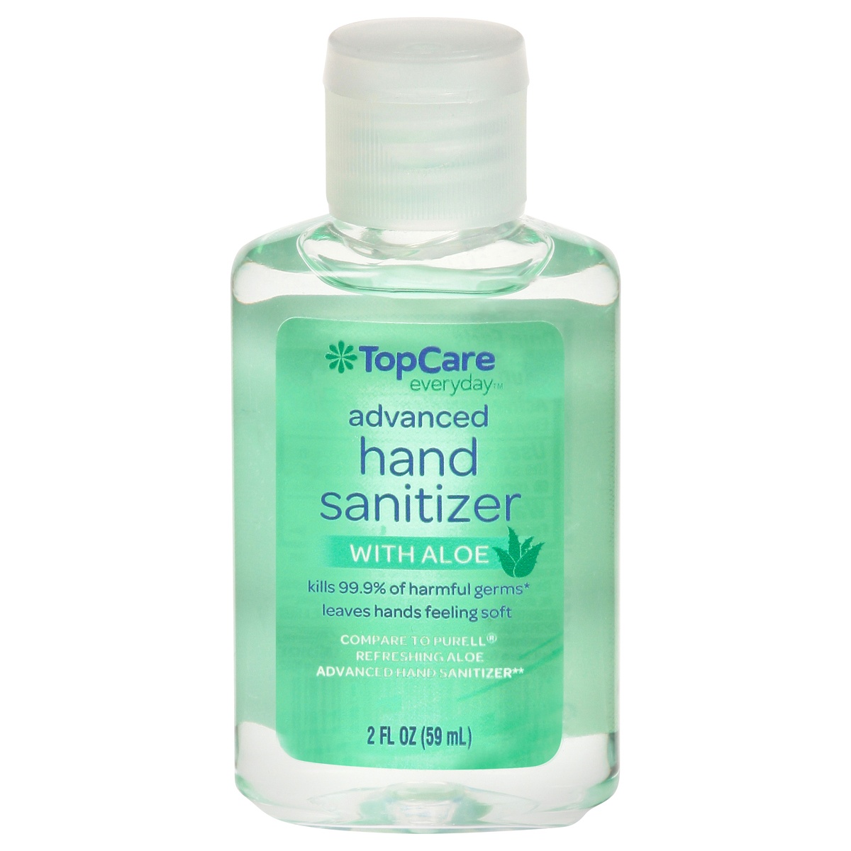 slide 1 of 1, TopCare Advanced Hand Sanitizer With Aloe, 2 fl oz