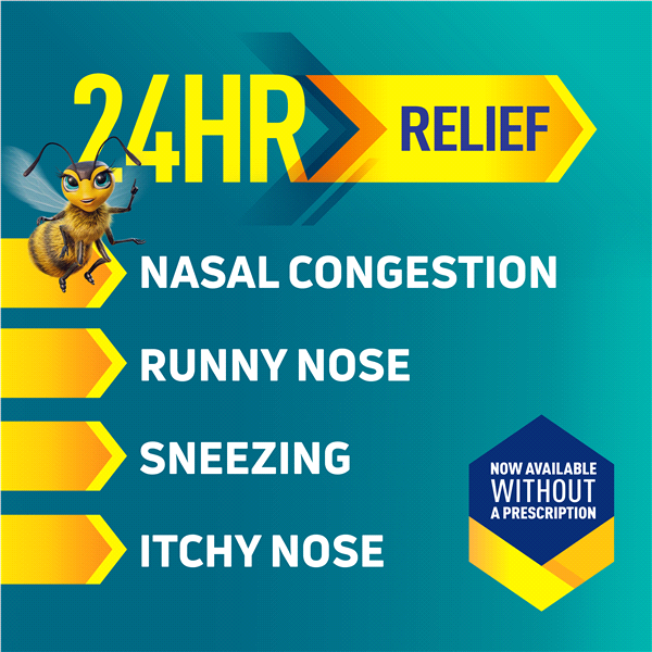 slide 5 of 21, Nasonex 24HR Allergy Nasal Spray, Allergy + Congestion, Mometasone, 120 Spray Count, 1 ct