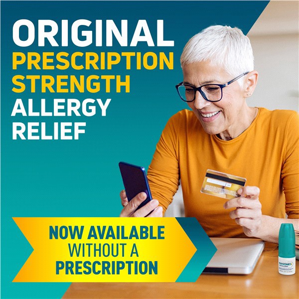 slide 16 of 21, Nasonex 24HR Allergy Nasal Spray, Allergy + Congestion, Mometasone, 120 Spray Count, 1 ct