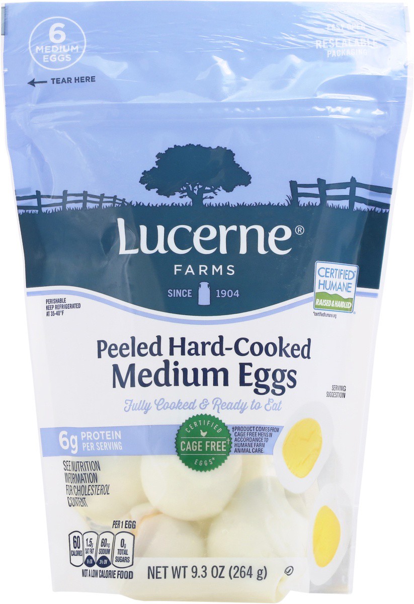 slide 8 of 9, Lucerne Dairy Farms Eggs Hard Cooked, 6 ct