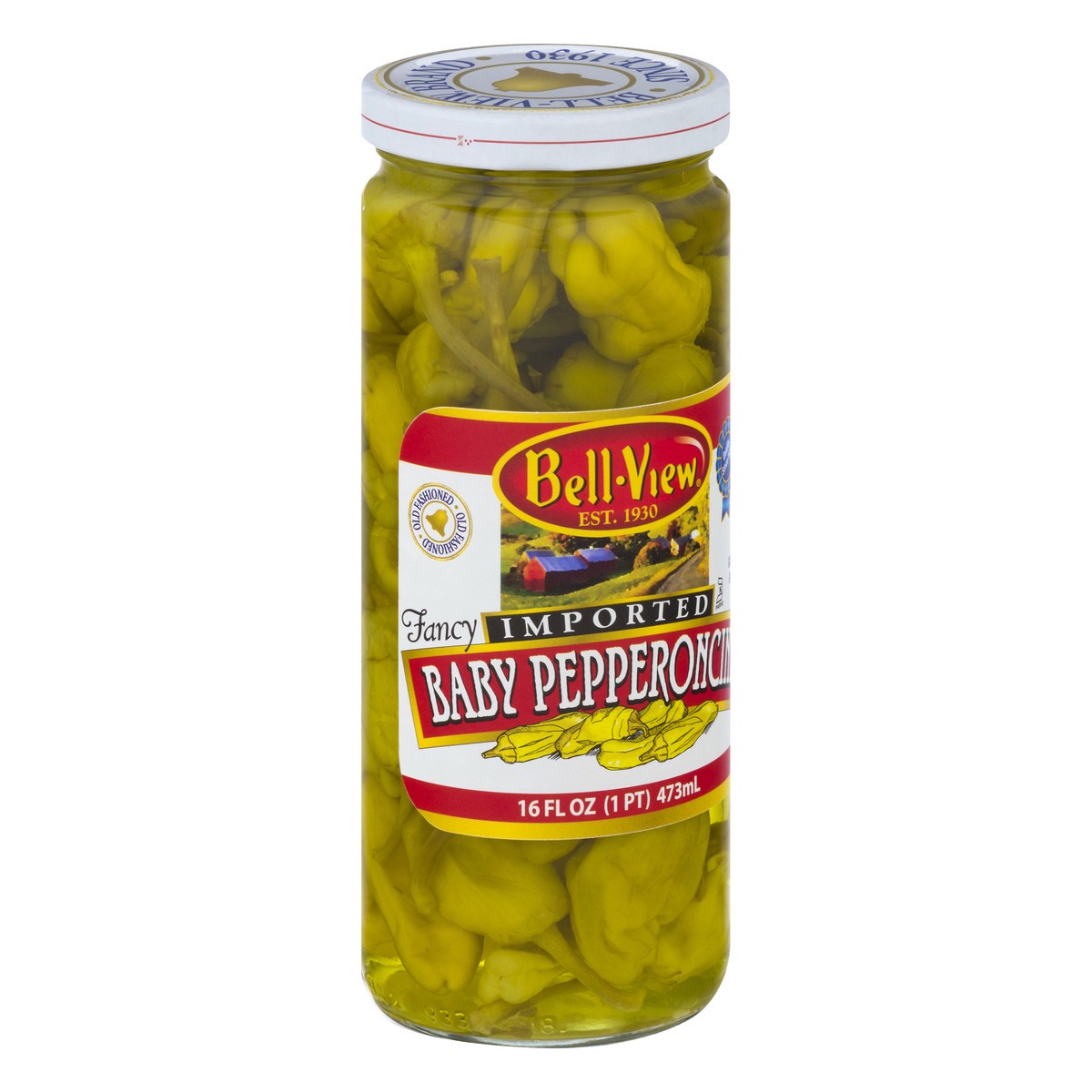 slide 9 of 13, Bell-View Golden Greek Baby Pepperoncini 16 oz, 16 oz