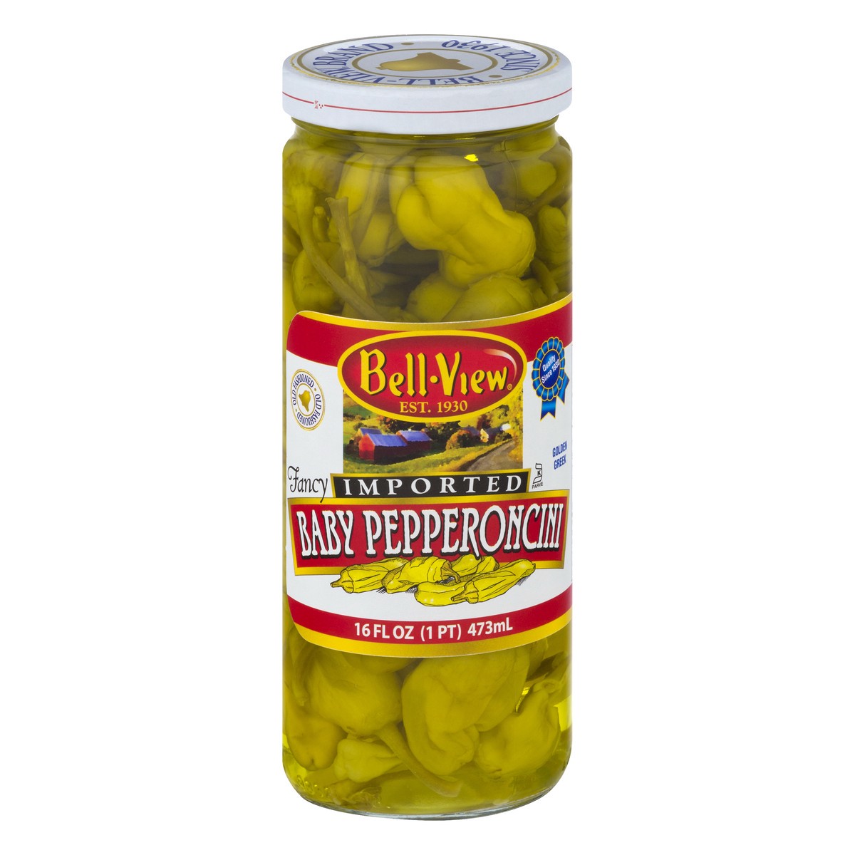 slide 4 of 13, Bell-View Golden Greek Baby Pepperoncini 16 oz, 16 oz