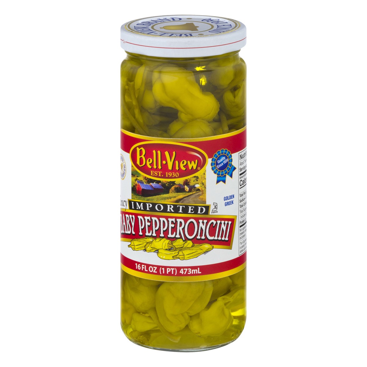 slide 3 of 13, Bell-View Golden Greek Baby Pepperoncini 16 oz, 16 oz