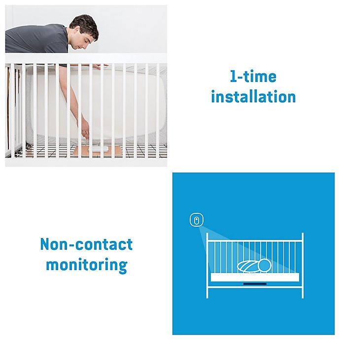 slide 10 of 14, Angelcare AC527 Baby Breathing Monitor with Video and Wireless Breathing Sensor Pad, 5 in