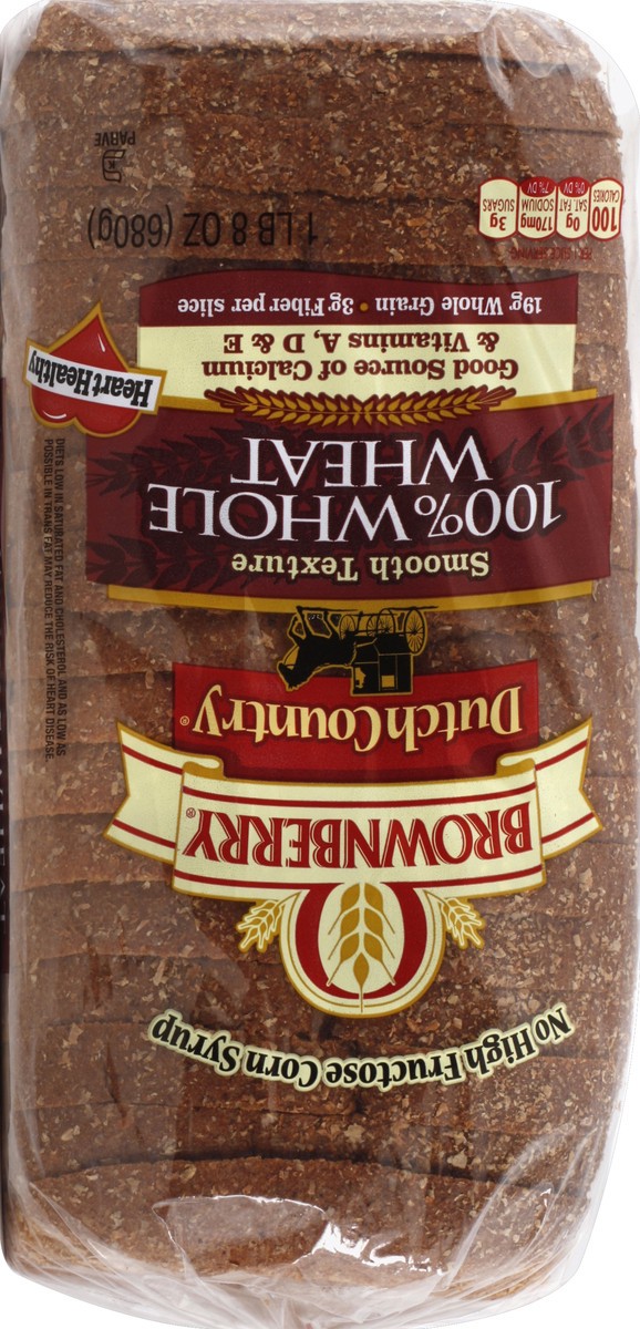 slide 2 of 6, Arnold Dutch Country 100% Whole Wheat Bread, 24 oz