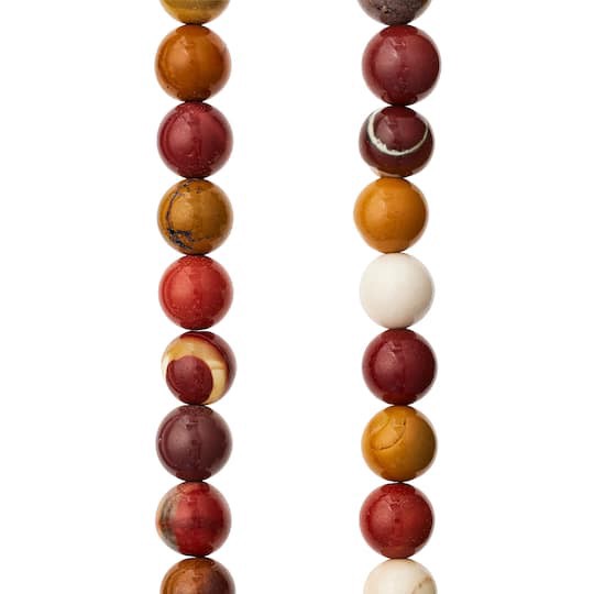 slide 1 of 3, Mookaite Round Beads By Bead Landing, 8mm, 8mm
