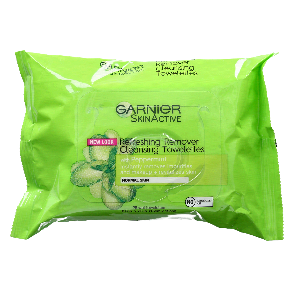 slide 1 of 1, Garnier Nutritioniste Oil-Free Nutri-Pure Detoxifying Wet Cleansing Towelettes, 25 ct